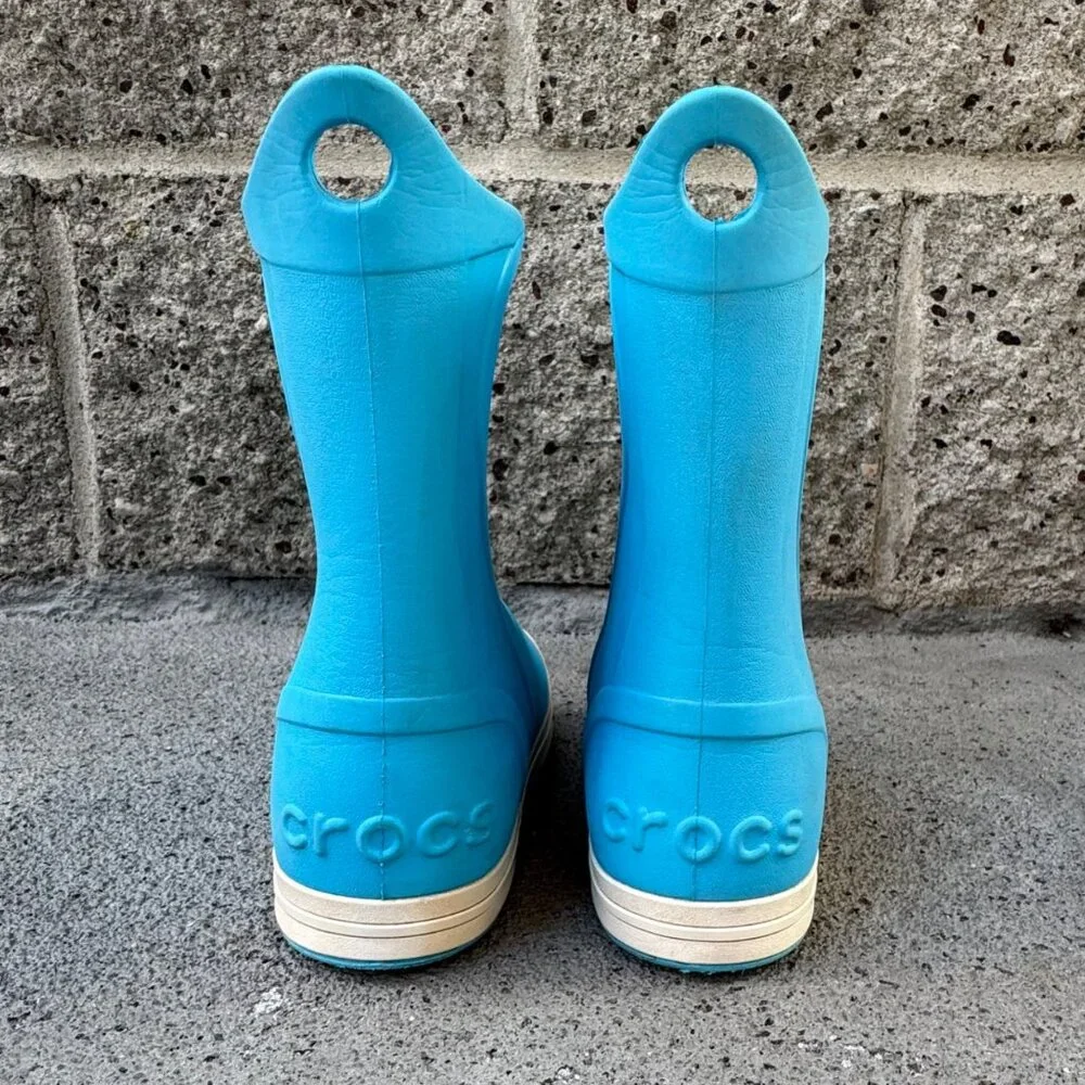 CROCS Bump It Rain Boots Kids 12 C12 Waterproof Rubber Gum Boot Unisex Girls Boy - Picture 6 of 11